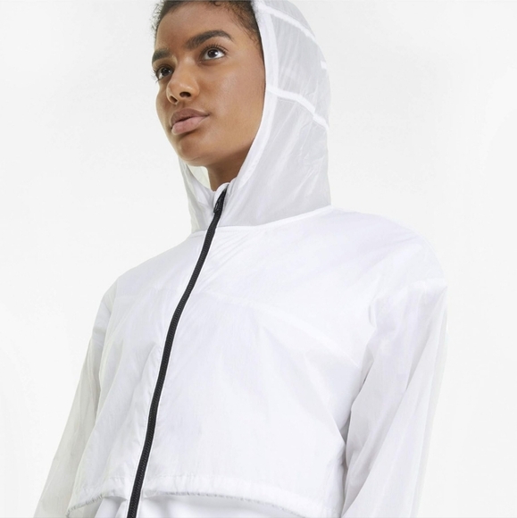 NEW Puma Train Rain Jacket, S, White - Picture 14 of 14